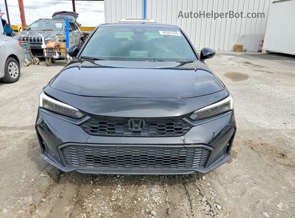 2HGFE2F58SH583119 2025 HONDA CIVIC Black Widok z przodu
