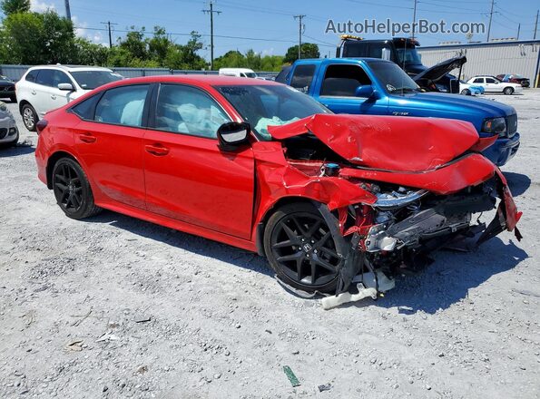 2HGFE2F58SH585209 2025 HONDA CIVIC Red Przód prawy