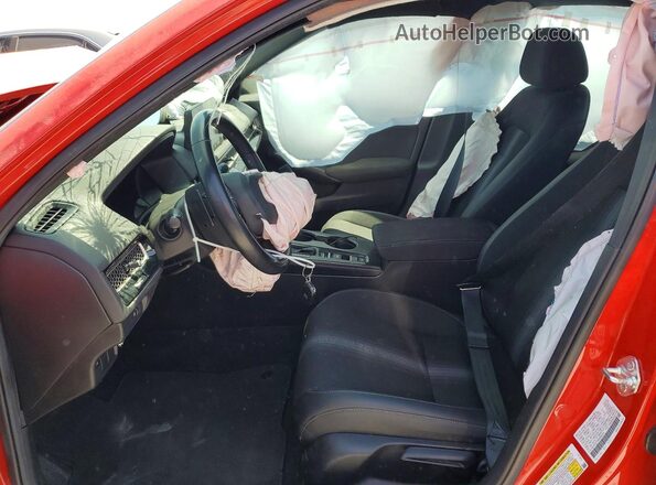 2HGFE2F58SH585209 2025 HONDA CIVIC Red Widok wnętrza z przodu