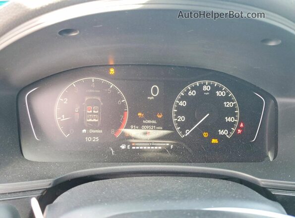 2HGFE2F58SH606902 2025 HONDA CIVIC Silver Instrument cluster view