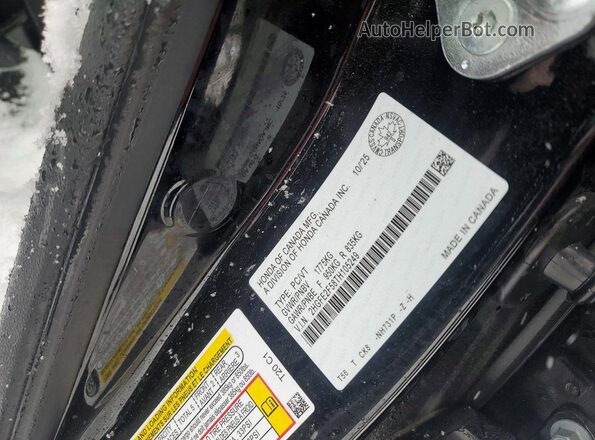 2HGFE2F58TH105249 2026 HONDA CIVIC Черный Вид подкапотного пространства