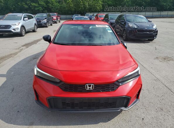 2HGFE2F58TH503142 2026 HONDA CIVIC Red Front view