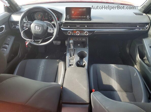 2HGFE2F58TH503142 2026 HONDA CIVIC Red Dashboard view
