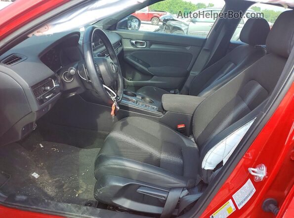 2HGFE2F58TH503142 2026 HONDA CIVIC Red Front interior view