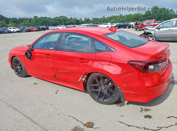 2HGFE2F58TH503142 2026 HONDA CIVIC Red Rear left