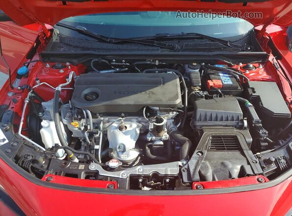 2HGFE2F58TH503142 2026 HONDA CIVIC Red Rear interior view