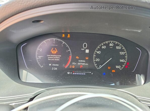 2HGFE2F58TH520328 2026 HONDA CIVIC Черный Вид щитка приборов