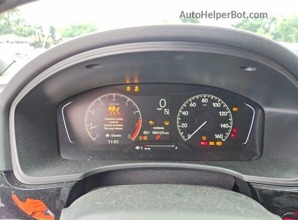 2HGFE2F58TH561882 2026 HONDA CIVIC Red ხელსაწყოთა პანელის ხედი