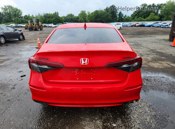 2HGFE2F58TH561882 2026 HONDA CIVIC Red უკანა ხედი