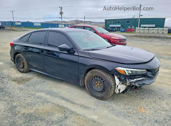 2HGFE2F59NH127280 2022 HONDA CIVIC Black Front right