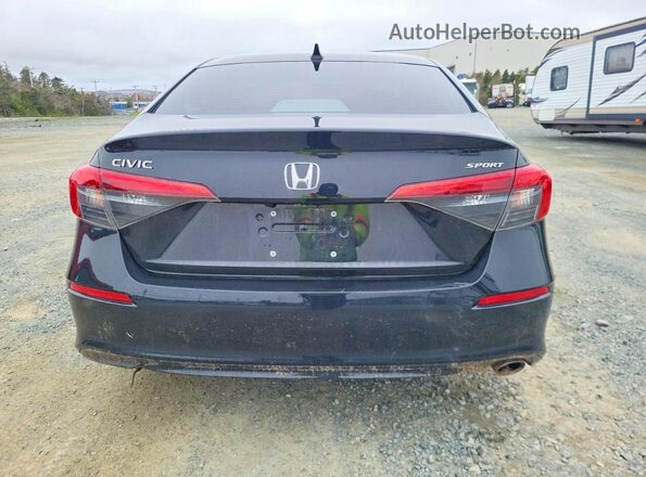 2HGFE2F59NH127280 2022 HONDA CIVIC Black Rear view