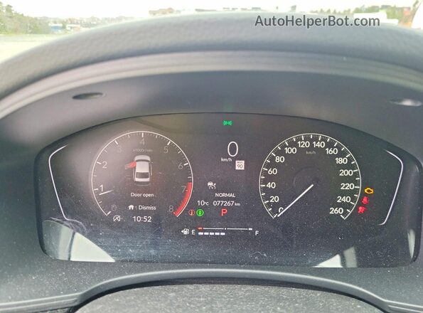 2HGFE2F59NH127280 2022 HONDA CIVIC Black Instrument cluster view