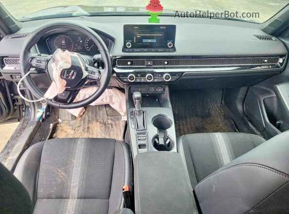 2HGFE2F59NH127280 2022 HONDA CIVIC Black Dashboard view