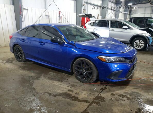 2HGFE2F59NH531213 2022 HONDA CIVIC Blue Delantero derecho