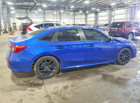 2HGFE2F59NH531213 2022 HONDA CIVIC Blue Trasero derecho