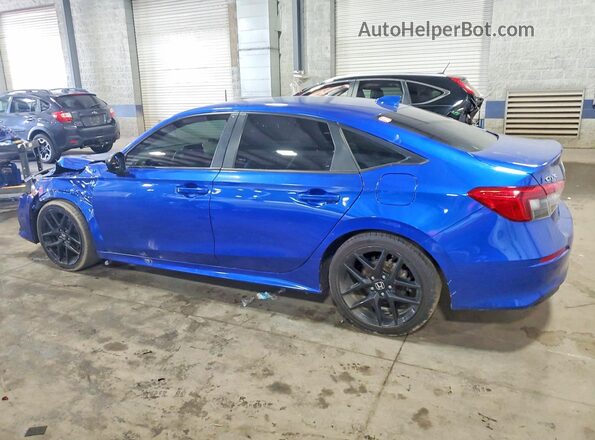 2HGFE2F59NH531213 2022 HONDA CIVIC Blue Trasero izquierdo