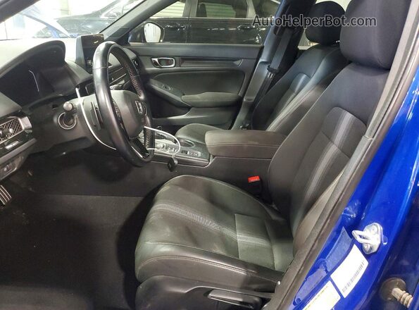 2HGFE2F59NH531213 2022 HONDA CIVIC Blue Vista interior delantera