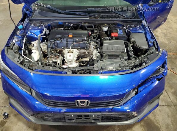 2HGFE2F59NH531213 2022 HONDA CIVIC Blue Vista interior trasera