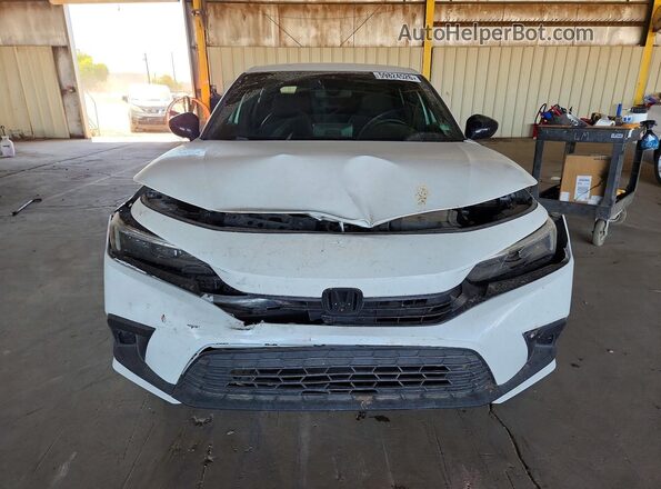2HGFE2F59NH550408 2022 HONDA CIVIC White Դիմացի տեսք