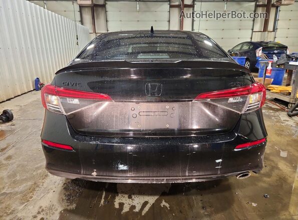 2HGFE2F59NH578063 2022 HONDA CIVIC Black Вид ззаду