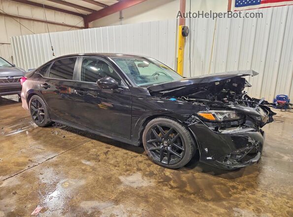 2HGFE2F59NH578063 2022 HONDA CIVIC Black Передня права чверть