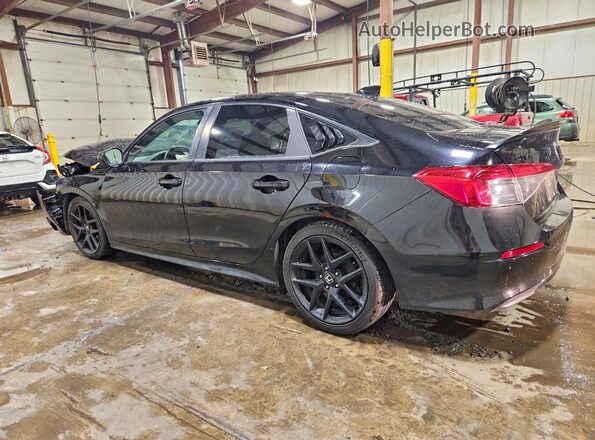 2HGFE2F59NH578063 2022 HONDA CIVIC Black Задня ліва чверть