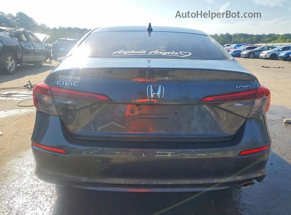 2HGFE2F59NH589774 2022 HONDA CIVIC Charcoal უკანა ხედი