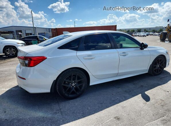 2HGFE2F59NH599592 2022 HONDA CIVIC White Հետևի աջ