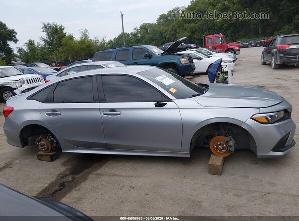 2HGFE2F59NH609618 2022 HONDA CIVIC Серый Вид щитка приборов