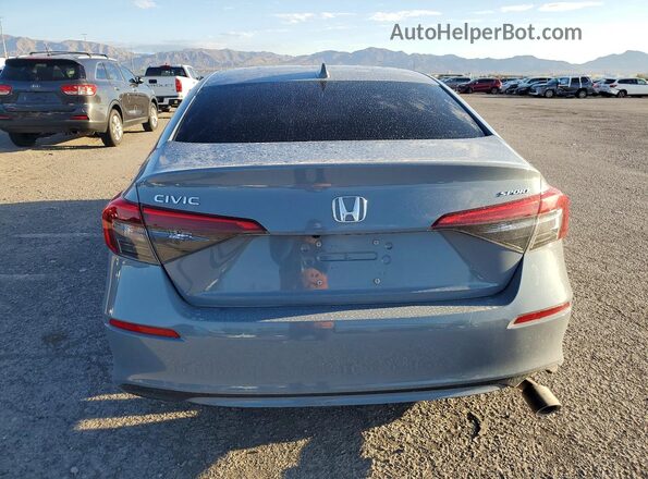 2HGFE2F59NH610588 2022 HONDA CIVIC Gray Widok z tyłu
