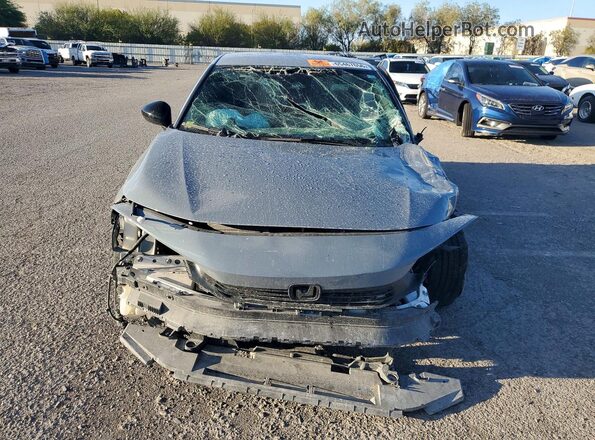 2HGFE2F59NH610588 2022 HONDA CIVIC Gray Widok z przodu