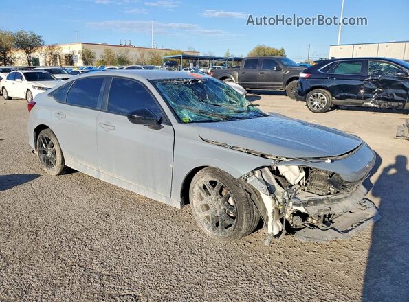2HGFE2F59NH610588 2022 HONDA CIVIC Gray Przód prawy