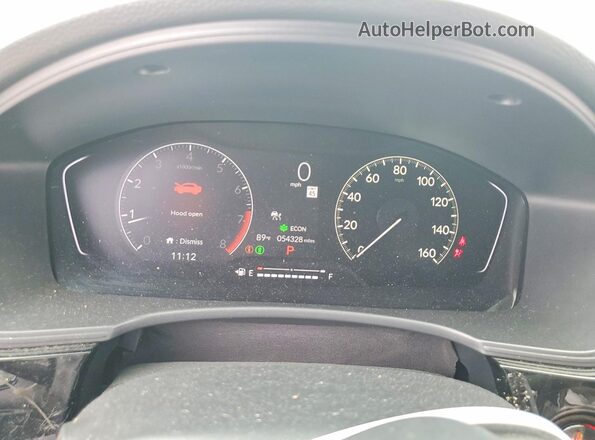 2HGFE2F59PH501373 2023 HONDA CIVIC Black Instrument cluster view