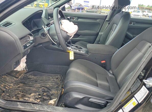 2HGFE2F59PH501373 2023 HONDA CIVIC Black Front interior view