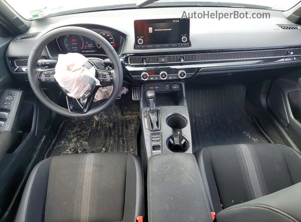 2HGFE2F59PH501373 2023 HONDA CIVIC Black Dashboard view