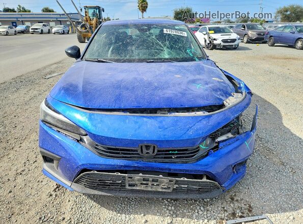 2HGFE2F59PH504919 2023 HONDA CIVIC Blue Դիմացի տեսք