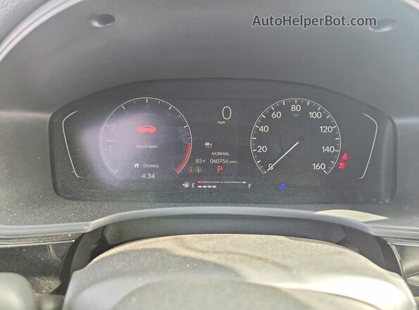 2HGFE2F59PH504919 2023 HONDA CIVIC Blue Սարքավորումների վահանակի տեսք