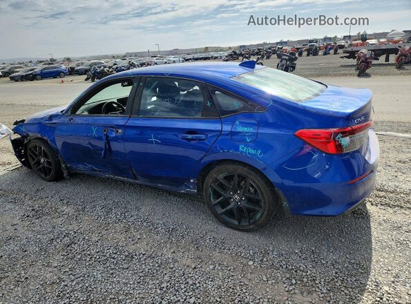 2HGFE2F59PH504919 2023 HONDA CIVIC Blue Հետևի ձախ