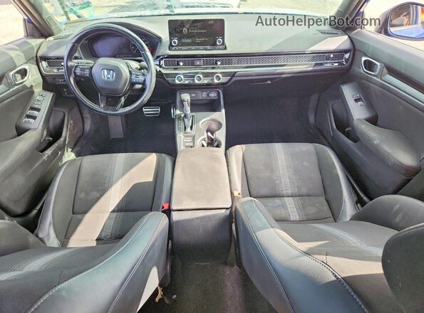 2HGFE2F59PH504919 2023 HONDA CIVIC Blue Առջևի վահանակի տեսք