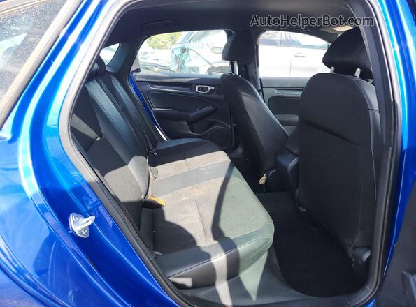 2HGFE2F59PH504919 2023 HONDA CIVIC Blue Հետևի նստատեղերի տեսք