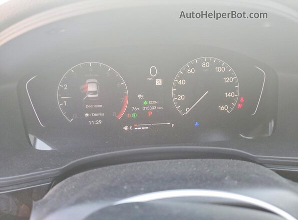 2HGFE2F59PH508081 2023 HONDA CIVIC White Սարքավորումների վահանակի տեսք