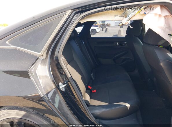 2HGFE2F59PH516908 2023 HONDA CIVIC Black Vista de la etiqueta del VIN
