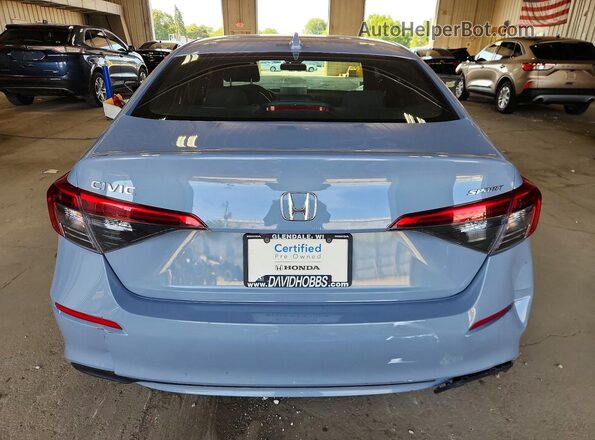 2HGFE2F59PH522983 2023 HONDA CIVIC Серый Вид сзади