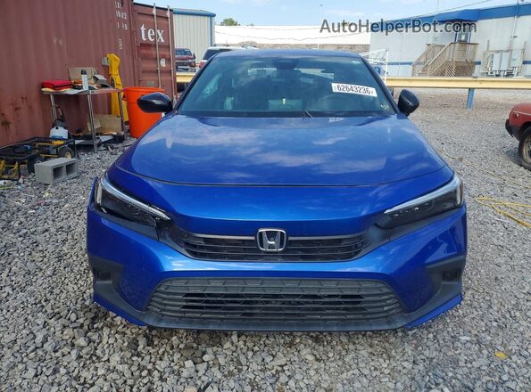 2HGFE2F59PH525592 2023 HONDA CIVIC Blue Widok z przodu