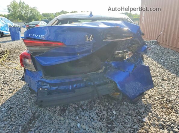 2HGFE2F59PH525592 2023 HONDA CIVIC Blue Widok z tyłu