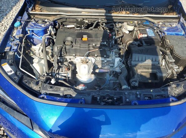 2HGFE2F59PH525592 2023 HONDA CIVIC Blue Widok wnętrza z tyłu