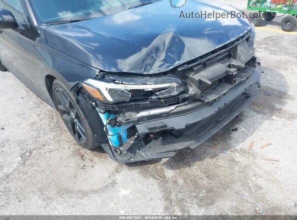 2HGFE2F59PH535698 2023 HONDA CIVIC Black Widok z przodu