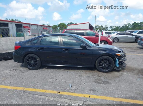 2HGFE2F59PH535698 2023 HONDA CIVIC Black Widok wnętrza 360 stopni