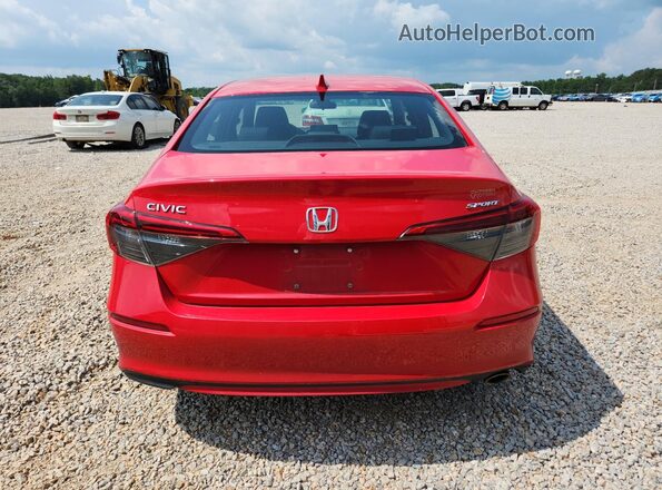 2HGFE2F59PH563128 2023 HONDA CIVIC Красный Вид сзади