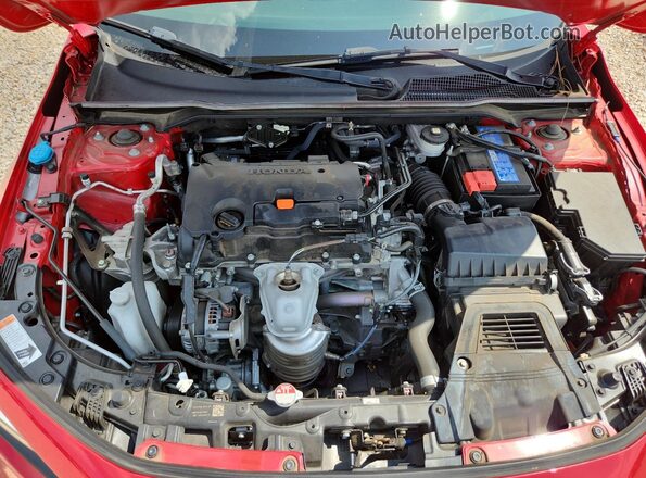 2HGFE2F59PH563128 2023 HONDA CIVIC Красный Вид задней части салона